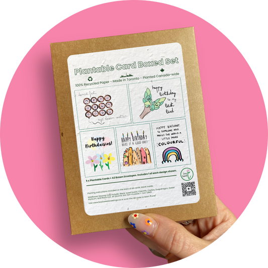 Assorted Birthday - Plantable Card Boxed Set