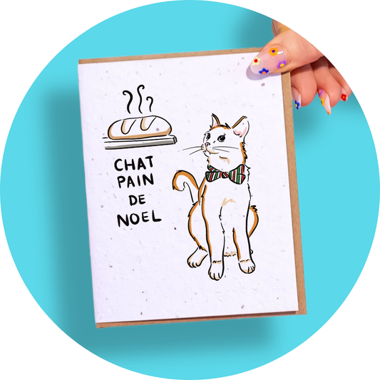 Chat Pain de Noel